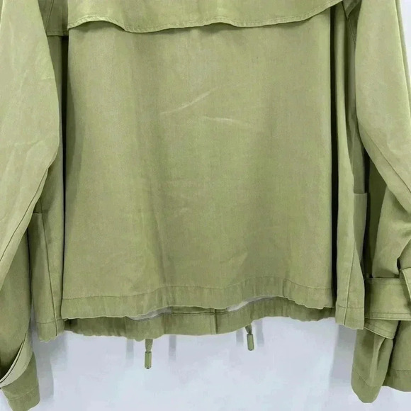 Soft Surroundings Idyll Wilds in Tarragon Green Lightweight Jacket - Picture 5 of 7